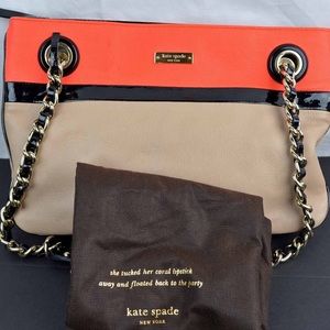 Kate Spade - center snap two enclosure purse